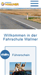 Mobile Screenshot of fahrschule-wallner.at